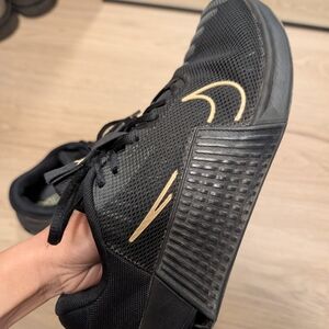 Nike Black and Gold Sneakers